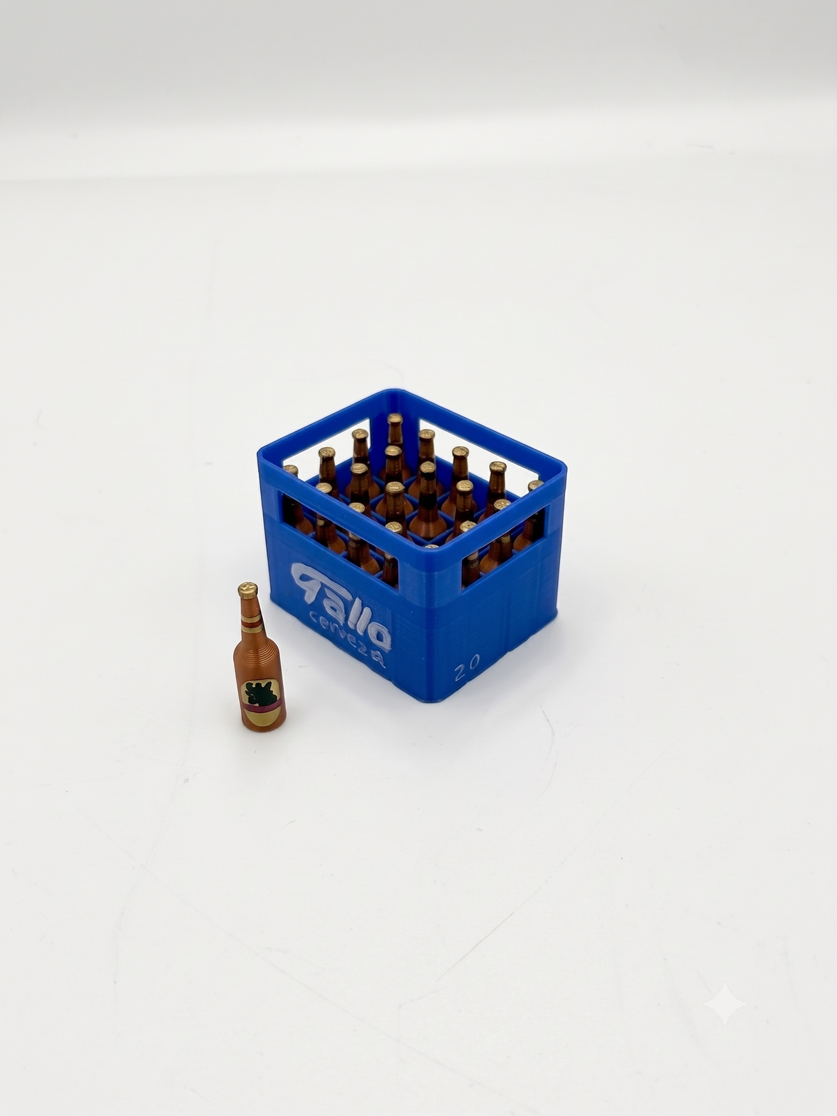 Caja de 20 botellas a escala 1:10 para RC