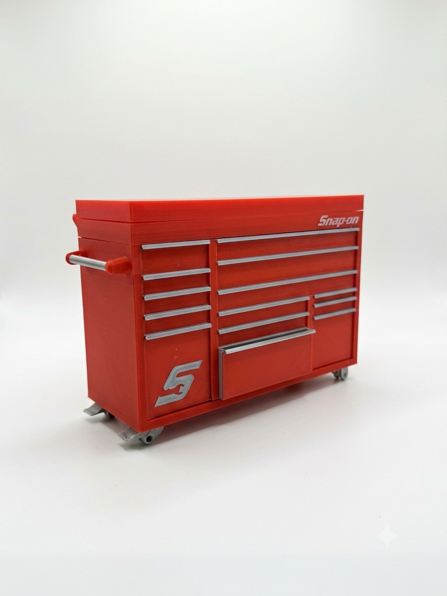 Caja de herramientas para taller, escala 1:10